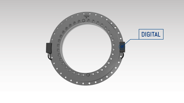 RTB precision bearing with digital sensor